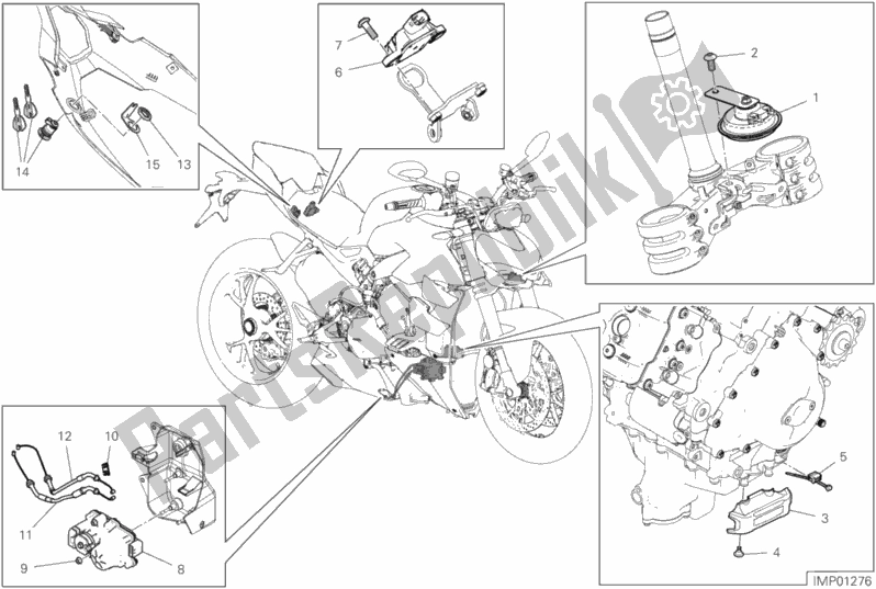 All parts for the 13e - Electrical Devices of the Ducati Streetfighter V4 S Thailand 1103 2020